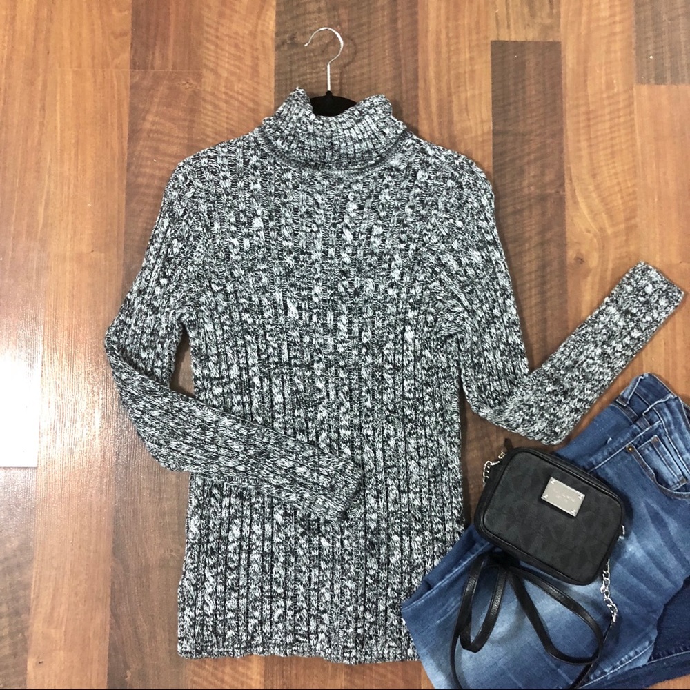 Chunky Knit Turtle Neck